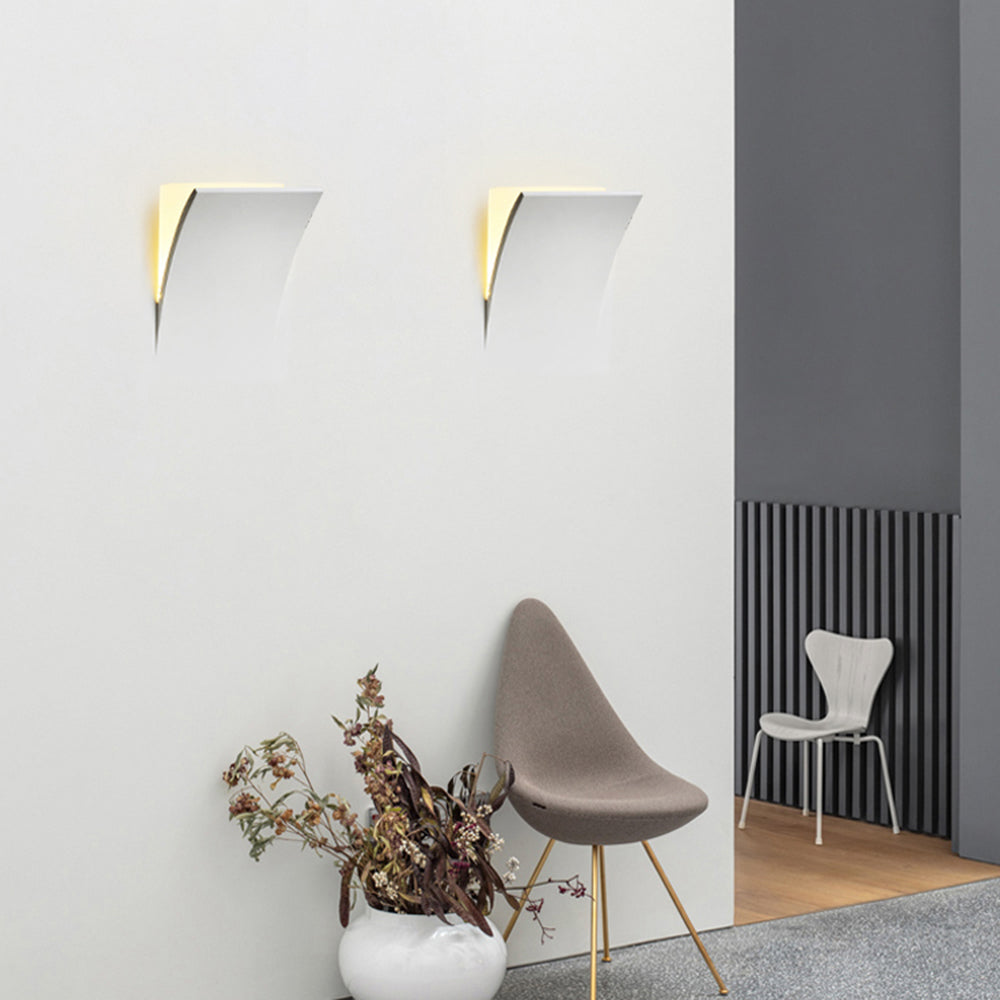 Aria Metallo Gesso Moderno LED Applique da Incasso