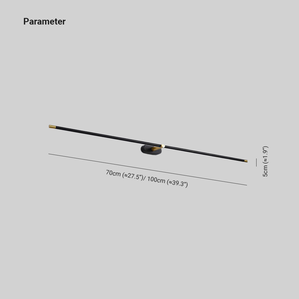 Arisha Moderne Design LED Applique Metallo/Acrilico Nero/Oro/Bianco - Relic Pieces