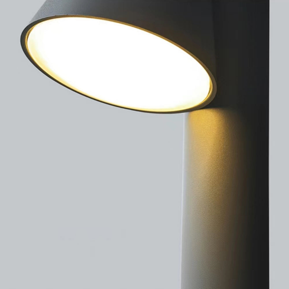 Ray Lampade da Esterno Moderno Metallo Cilindro Nero Giardino