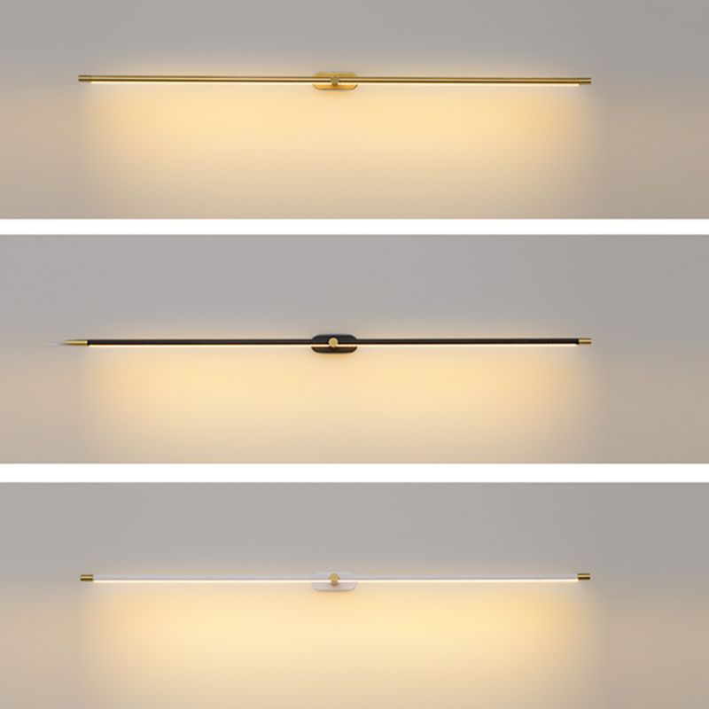Arisha Moderne Design LED Applique Metallo/Acrilico Nero/Oro/Bianco - Relic Pieces