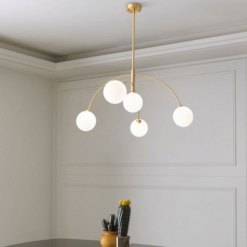 Valentina Moderno Metallo/Vetro Globe Lampade a Sospensione