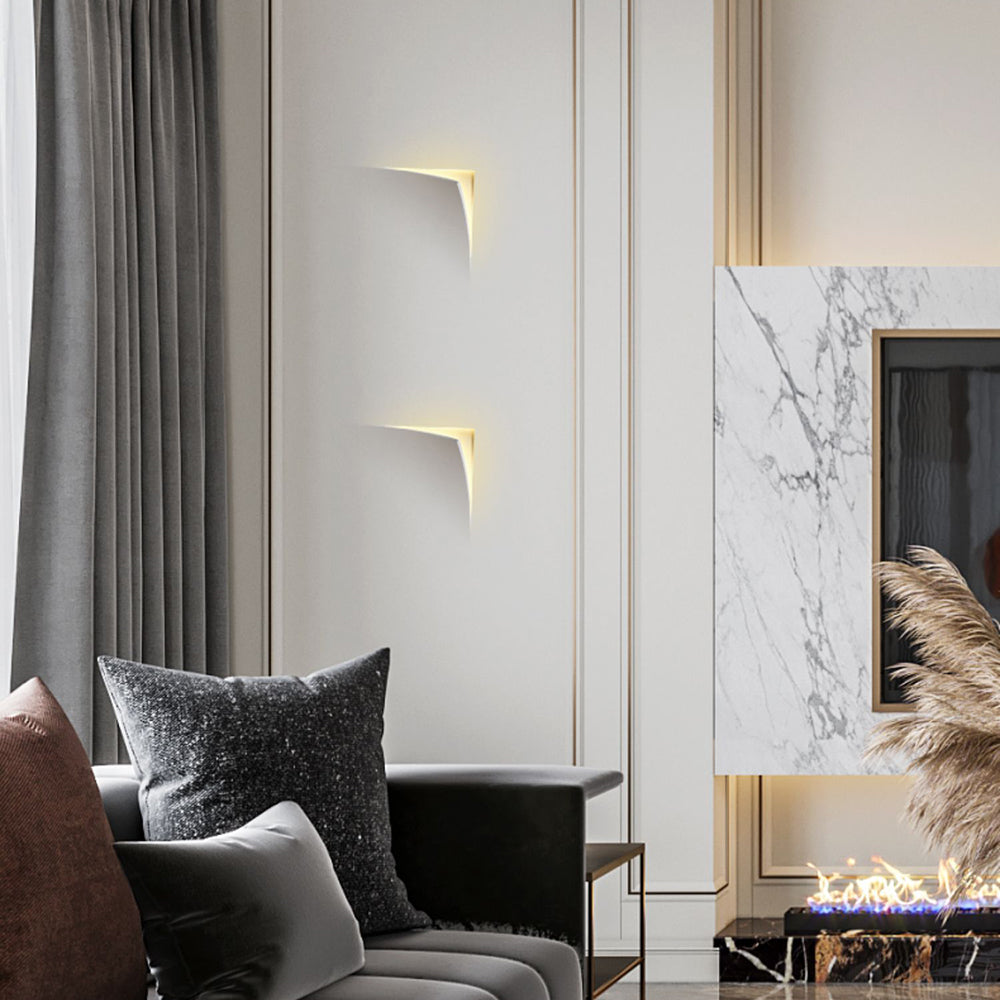 Aria Metallo Gesso Moderno LED Applique da Incasso