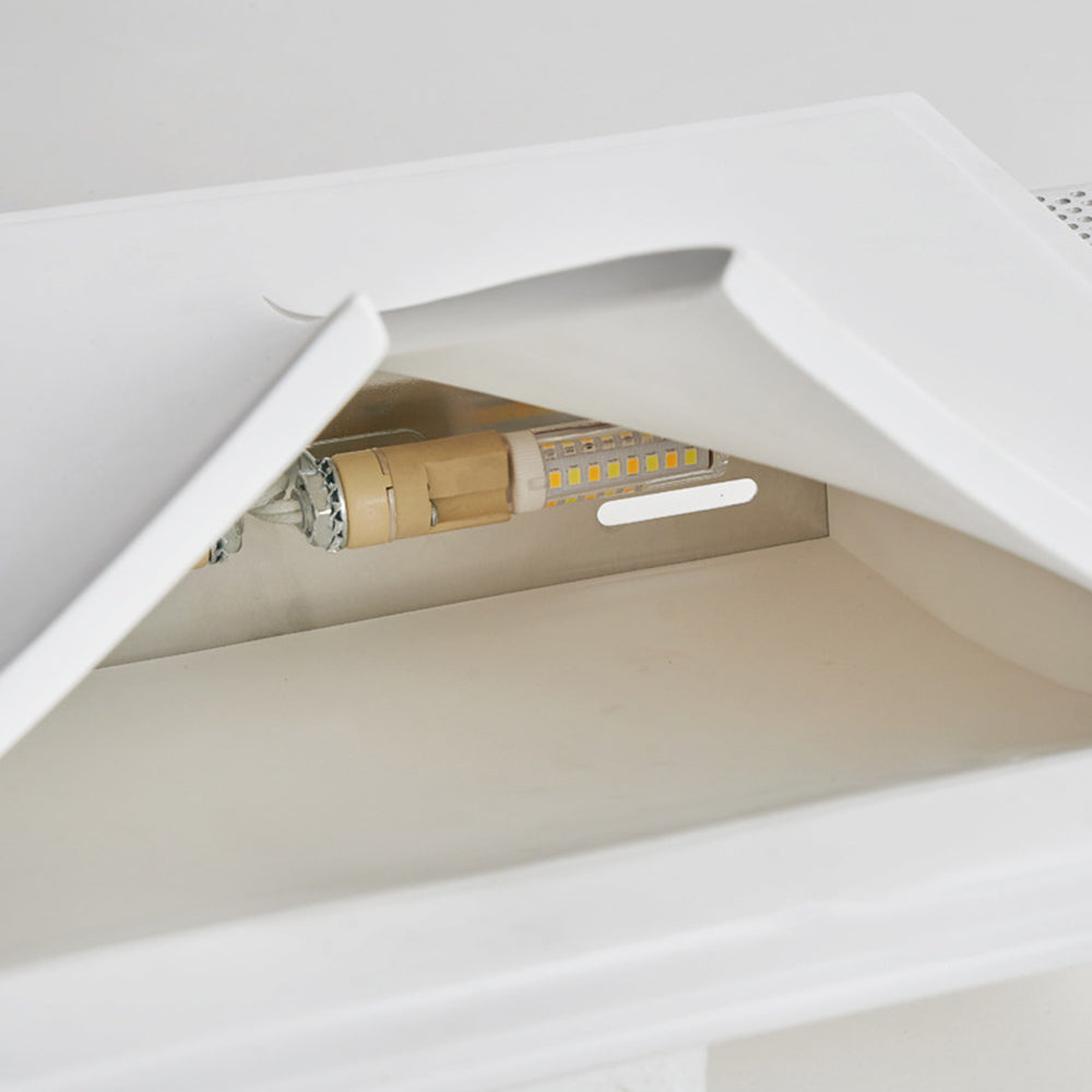 Aria Metallo Gesso Moderno LED Applique da Incasso