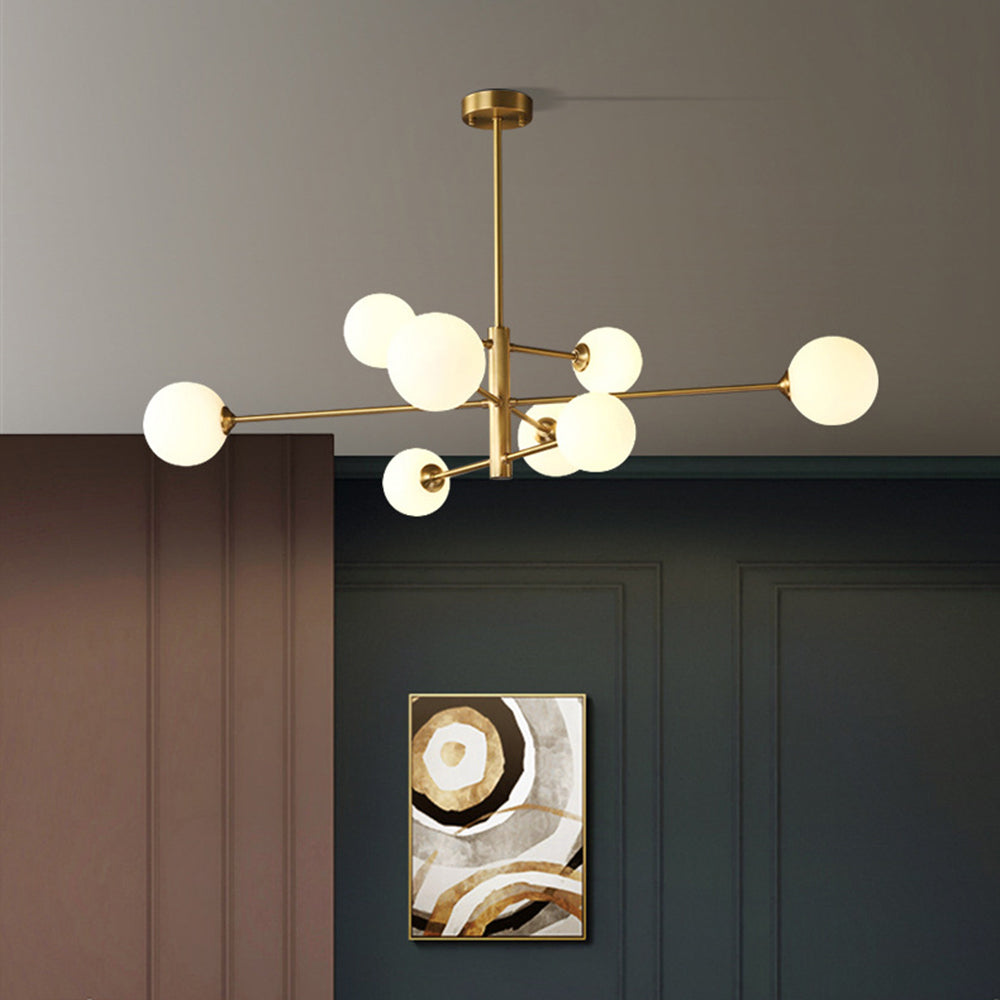 Valentina Vetro Moderno Lampade a Sospensione Rame/Nero Soggiorno - Relic Pieces