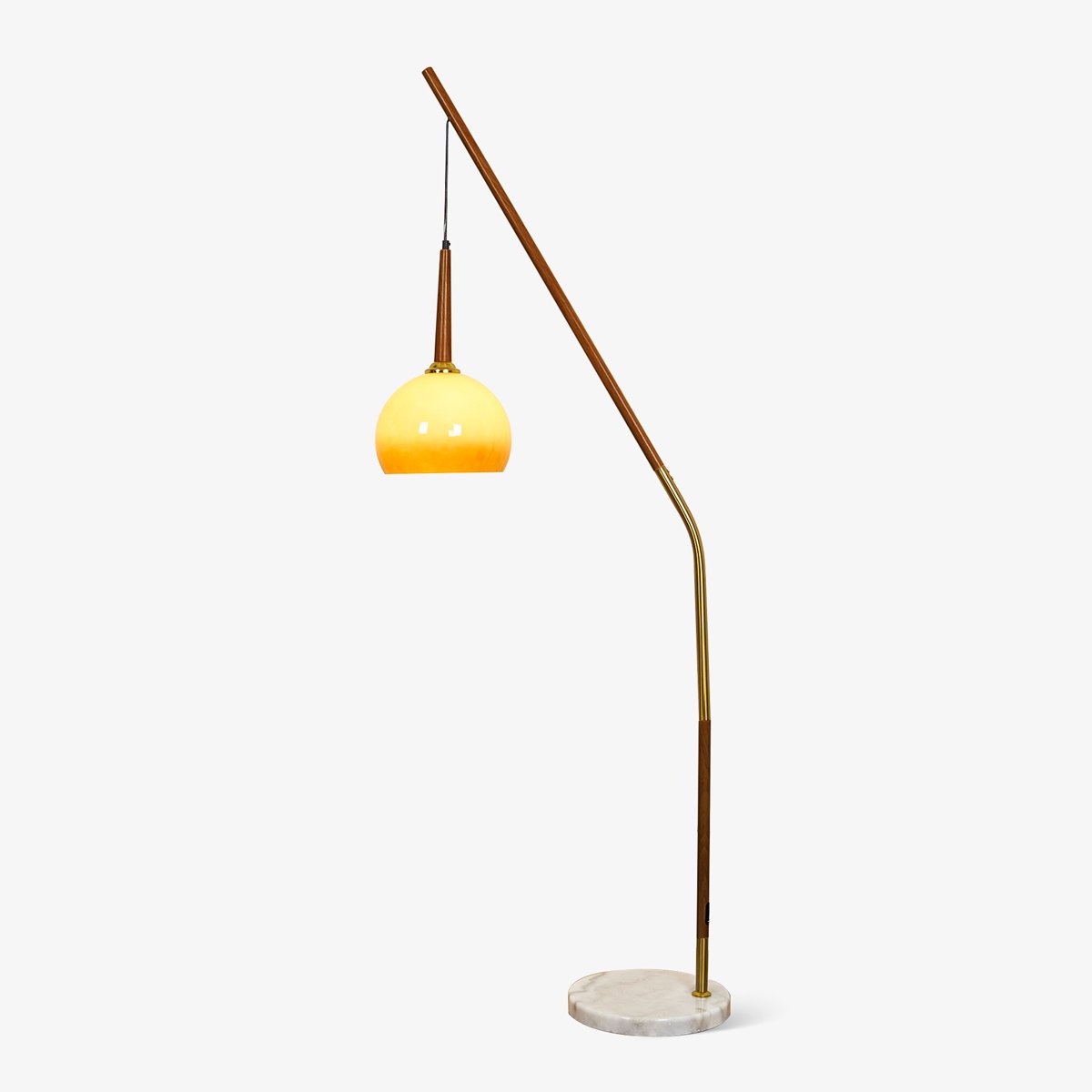 Catalil lampada da terra in vetro Retro