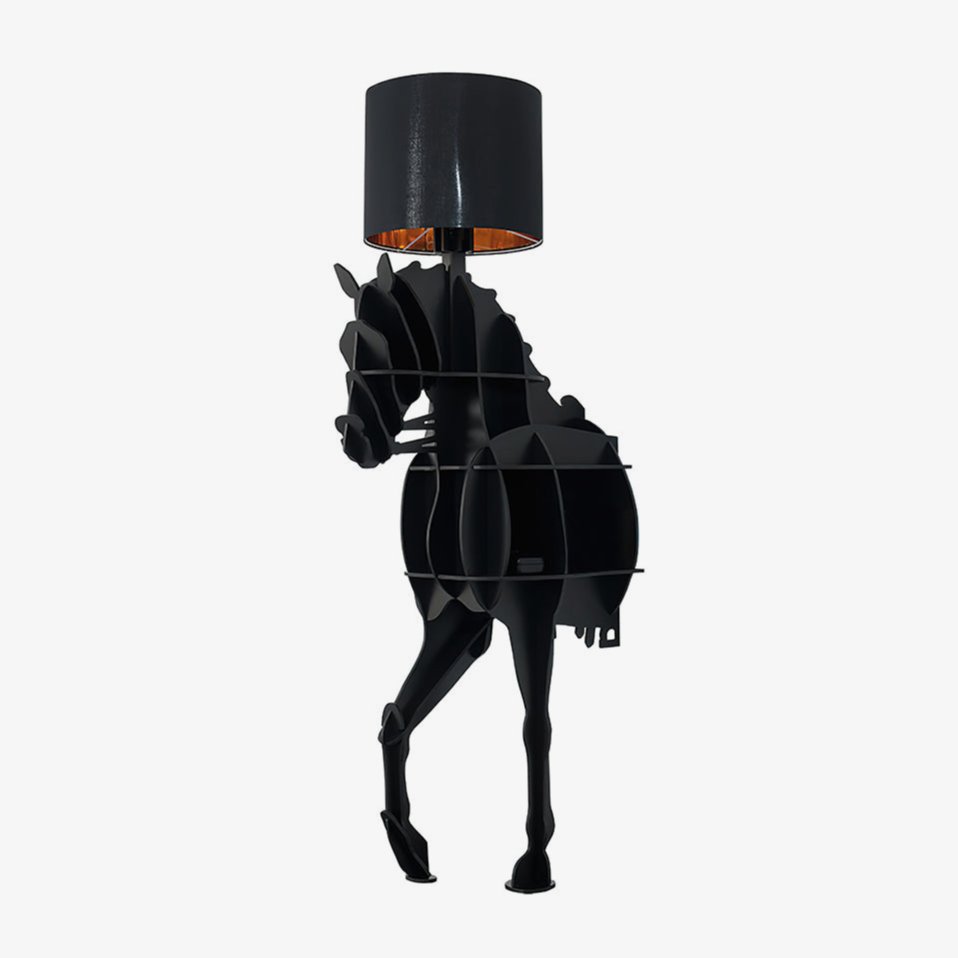 Nrasen lampada da terra a Forma di Cavallo