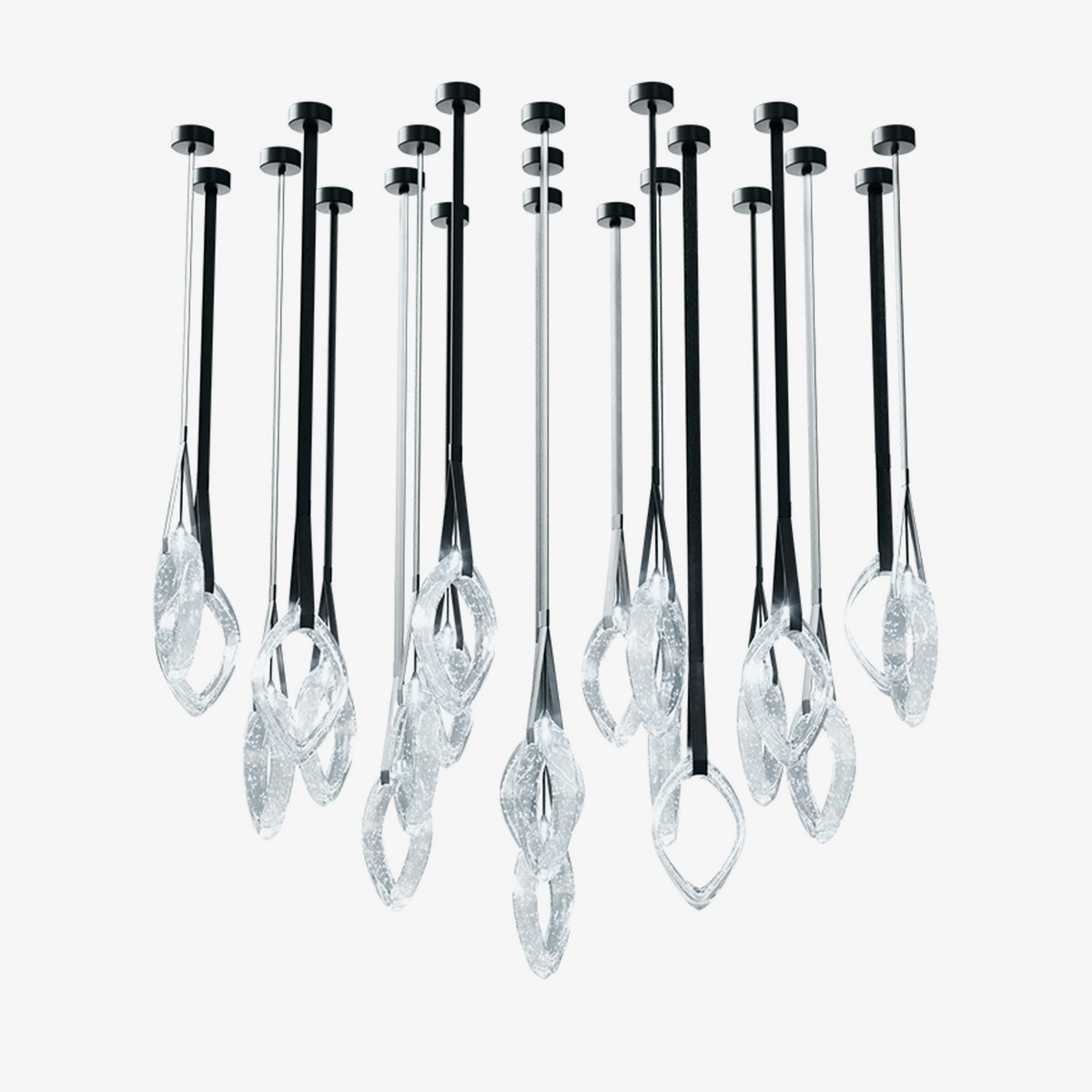 Ivvyne lampadario in vetro moderno