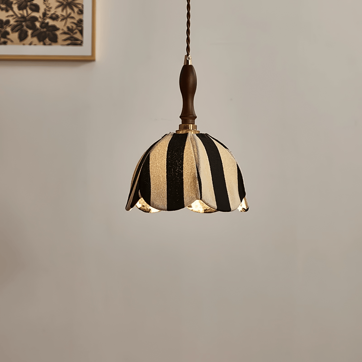 Isolder lampada a sospensione in tessuto