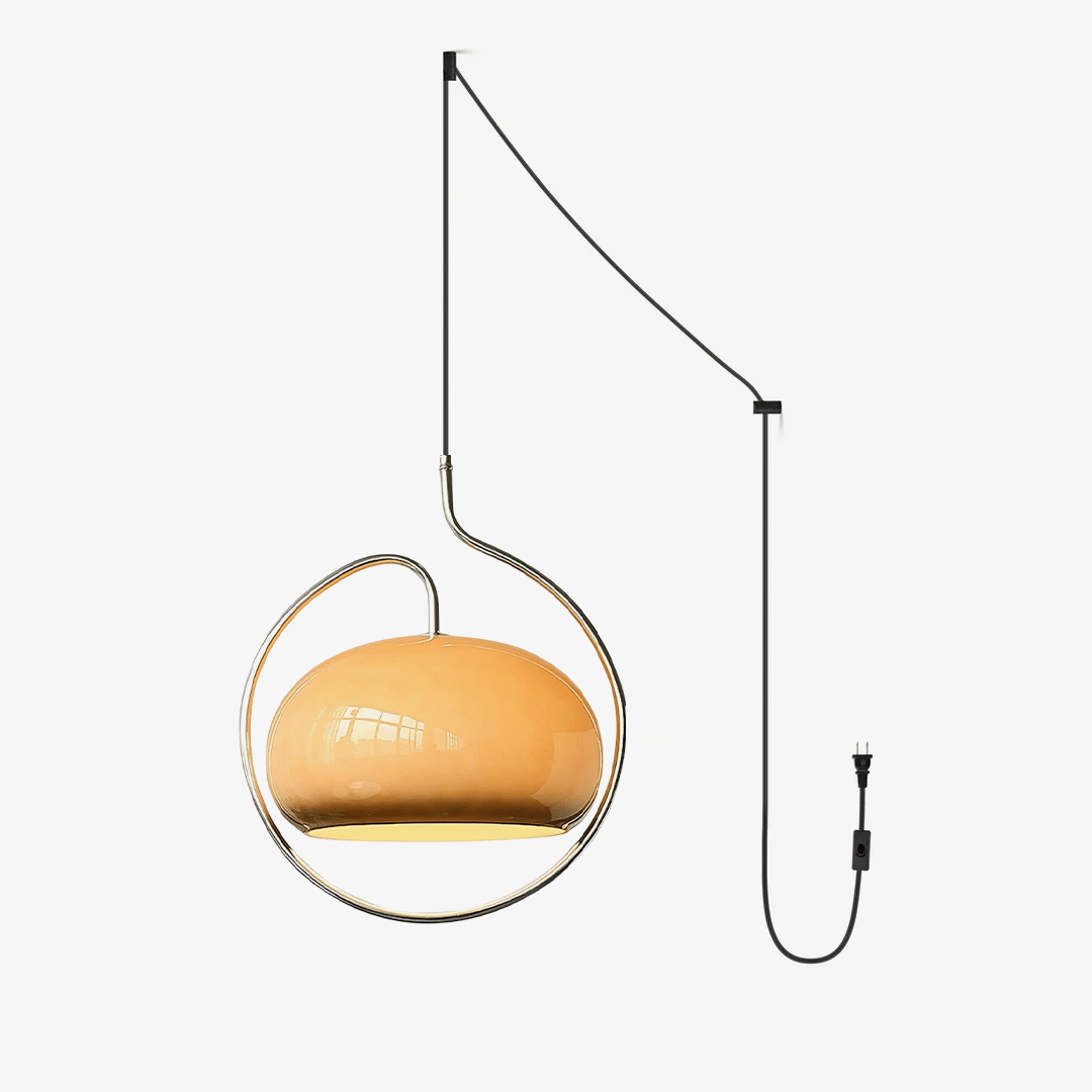 Medieval Premium Nordic Art Swag lampada a sospensione in vetro