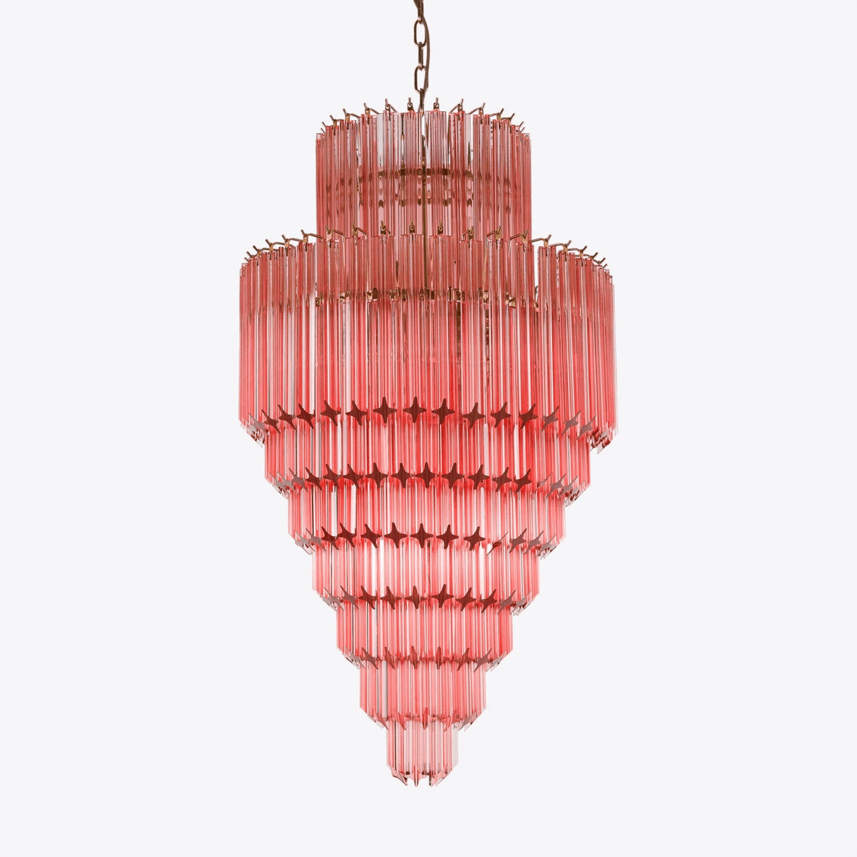 Liororelle lampadario ambra Diamante vetro Stratificato Retro