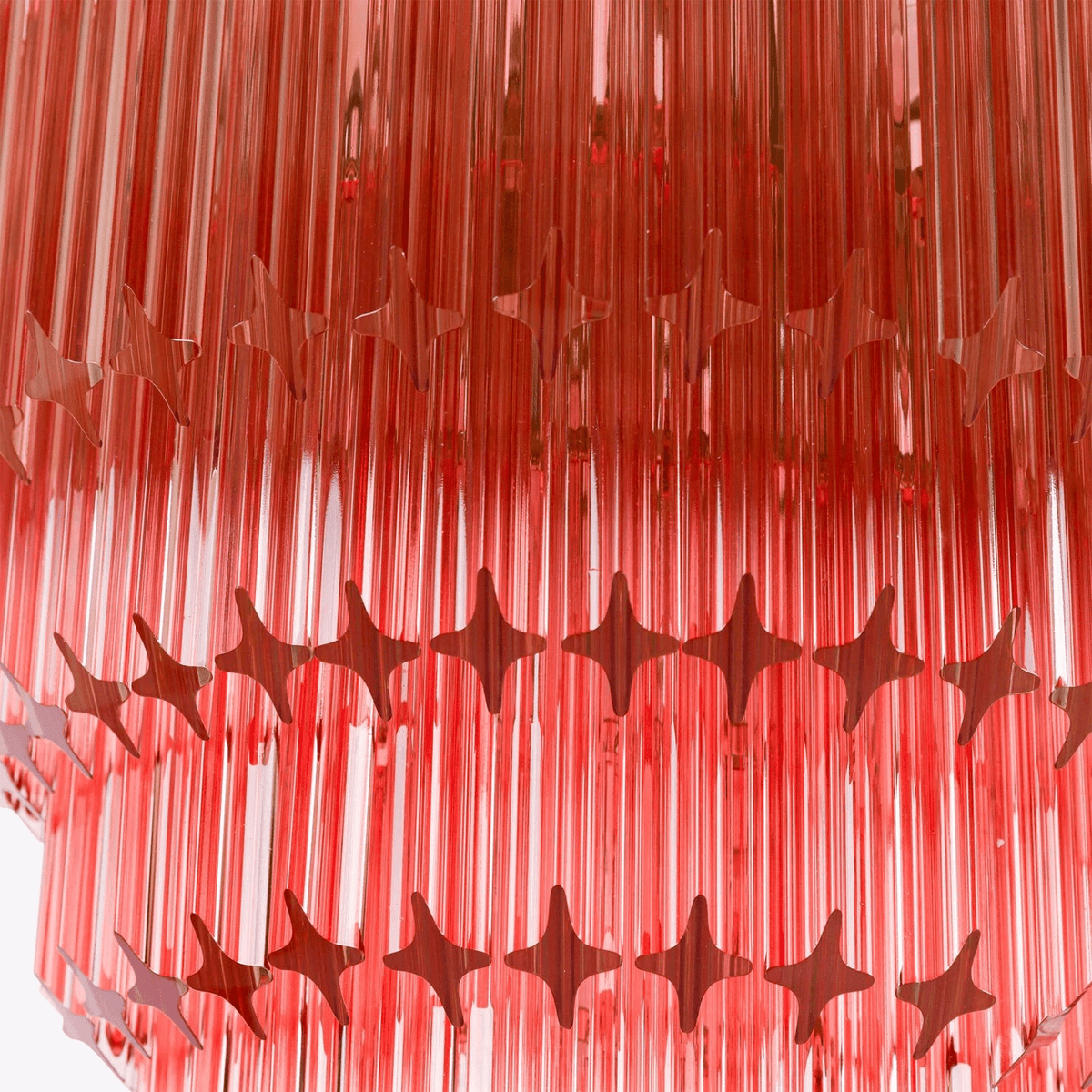 Liororelle lampadario ambra Diamante vetro Stratificato Retro