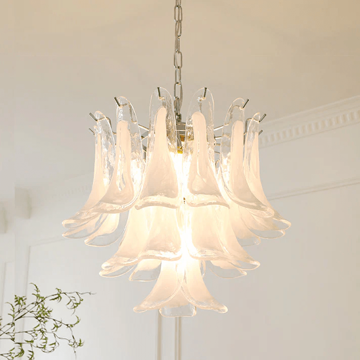 Glyra lampadario ambra Fioritura