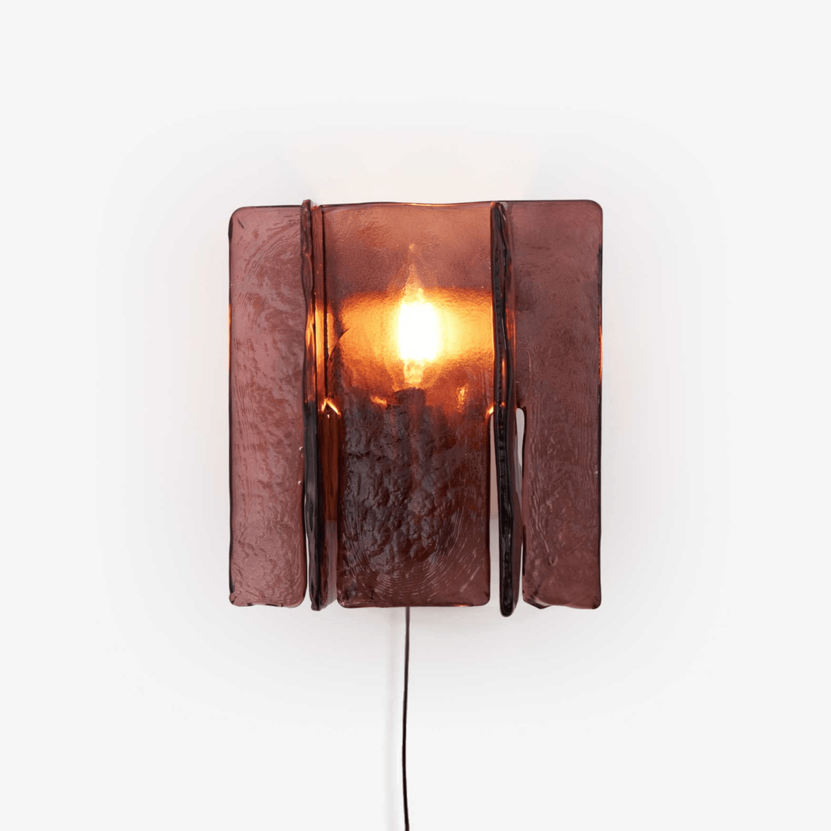Celuaine lampada da parete ottone vetro Trasparente