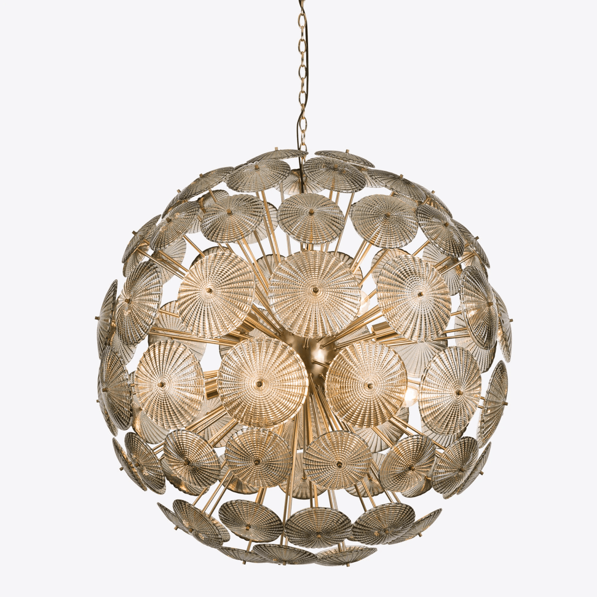 Celararia lampadario Sputnik Dandelion Burst vetro