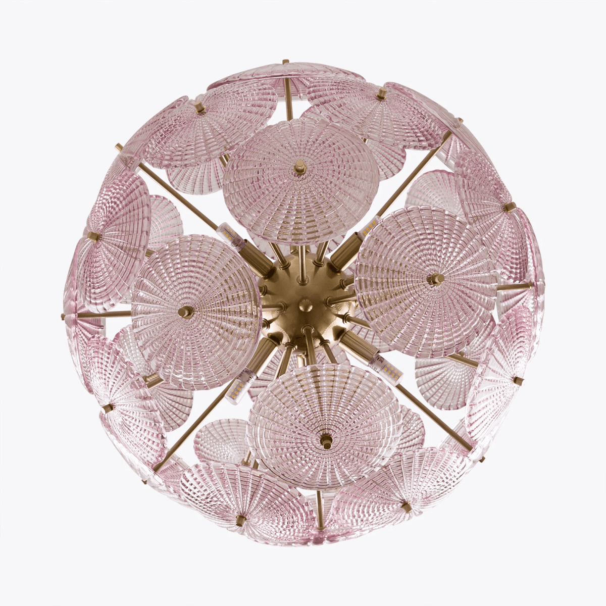 Celararia lampadario Sputnik Dandelion Burst vetro