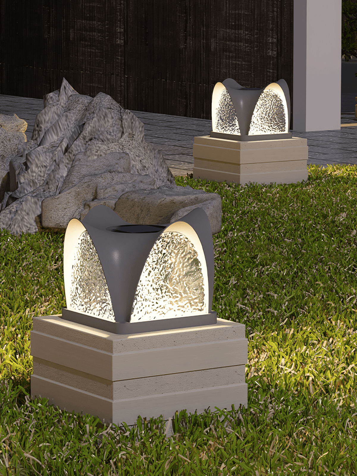 Soroira lampada da parete per esterni moderna Solare
