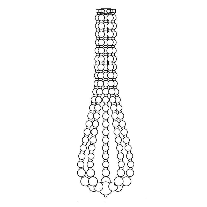 Kanell lampadario in ottone Sputnik