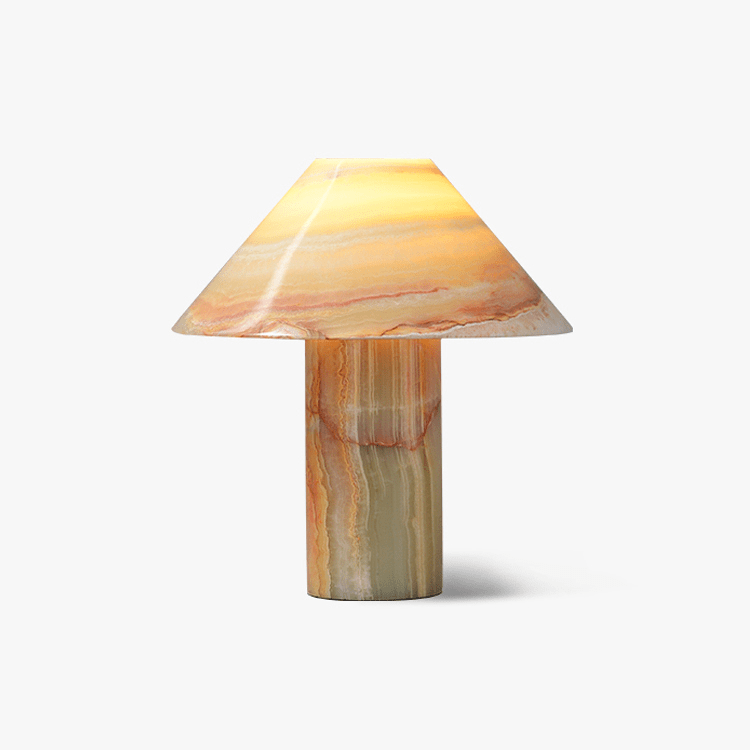 Velalelia vintage lampada da tavolo in giada