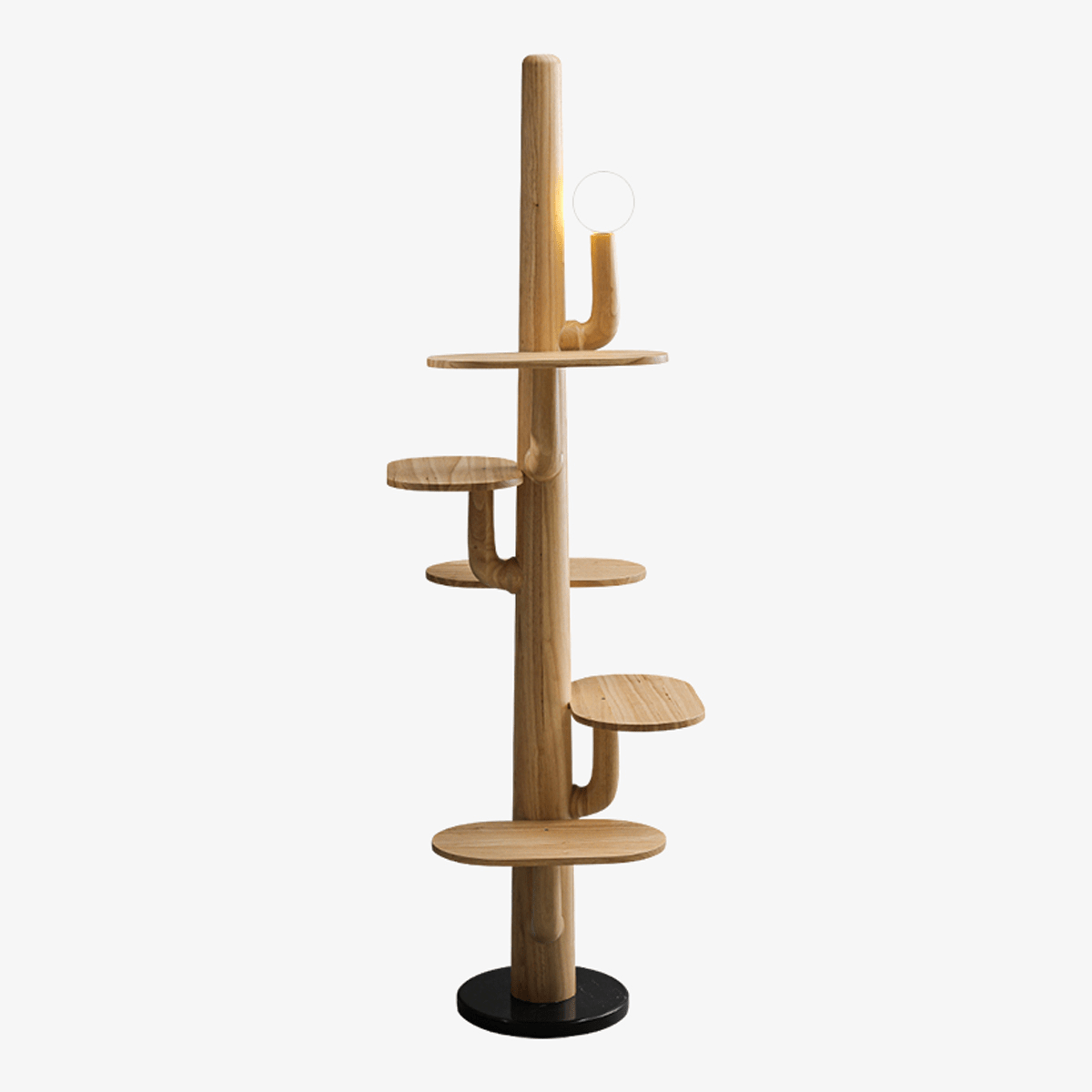 Rymb lampada da terra in legno