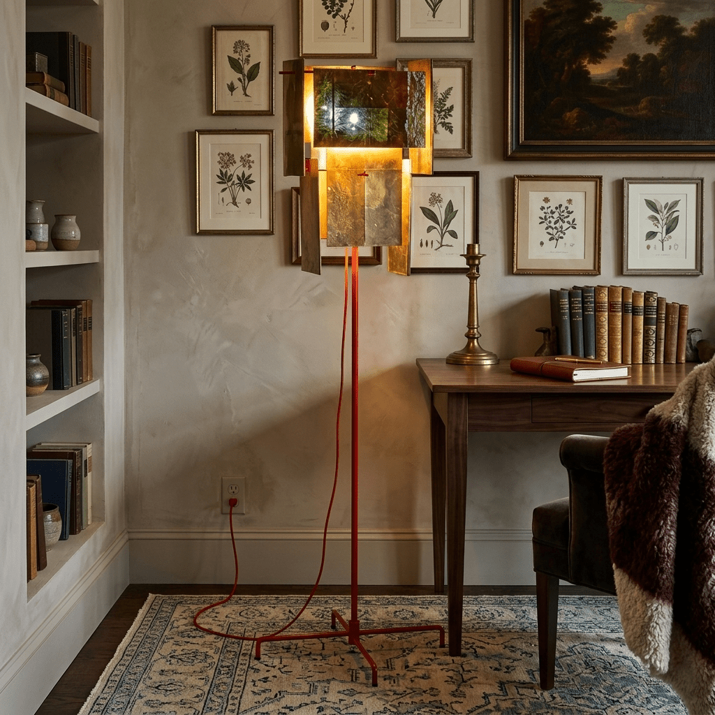 Marcelline oro Gallery lampada da terra