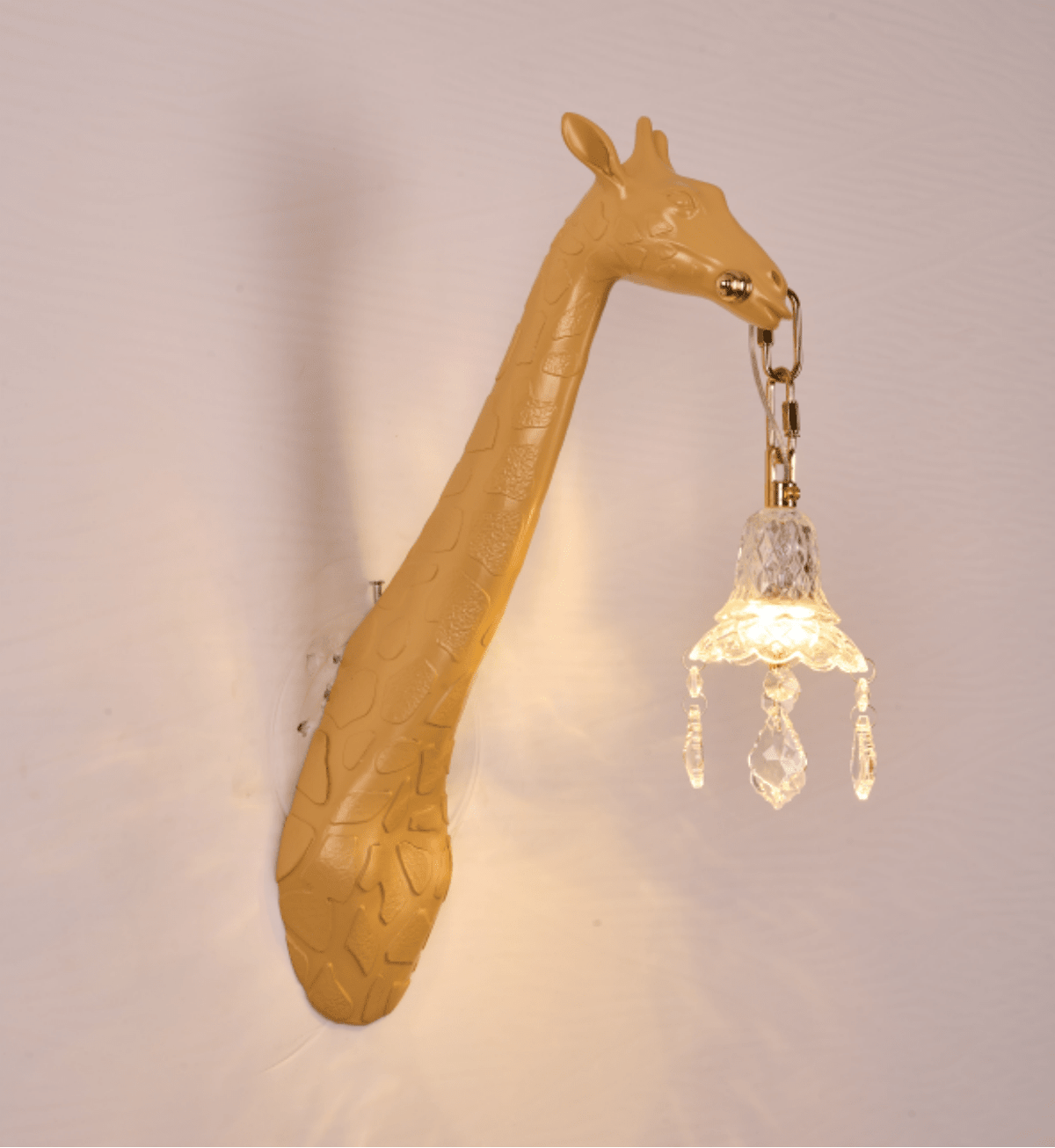 Giselle Giraffe Crystal lampada da parete