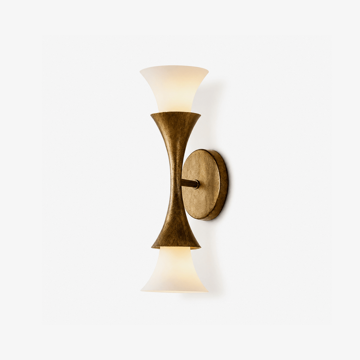 Solalette ottone Cono Doppio applique a parete