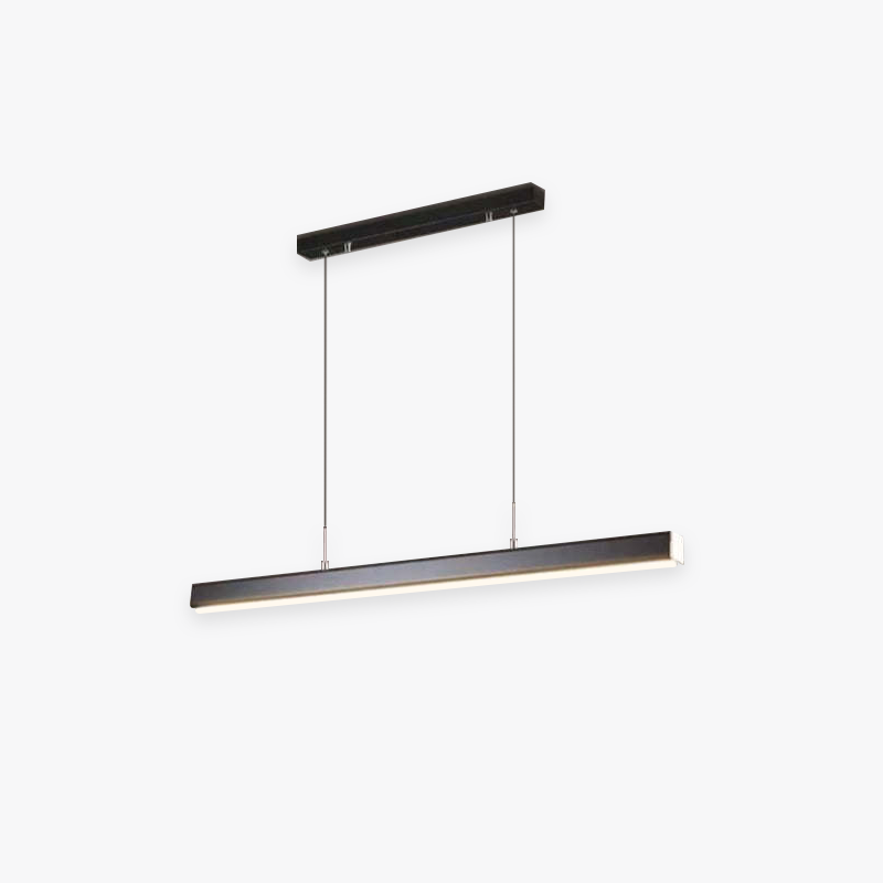 Arisha Moderna LED Lampada a Sospensione Metallo Nero/Marrone Lineare - Relic Pieces