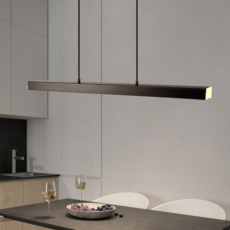 Arisha Moderna LED Lampada a Sospensione Metallo Nero/Marrone Lineare - Relic Pieces