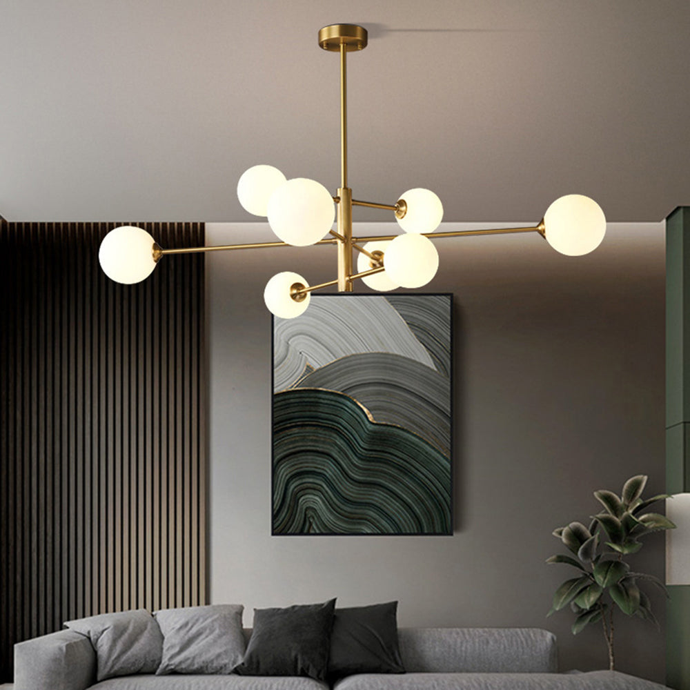 Valentina Vetro Moderno Lampade a Sospensione Rame/Nero Soggiorno - Relic Pieces