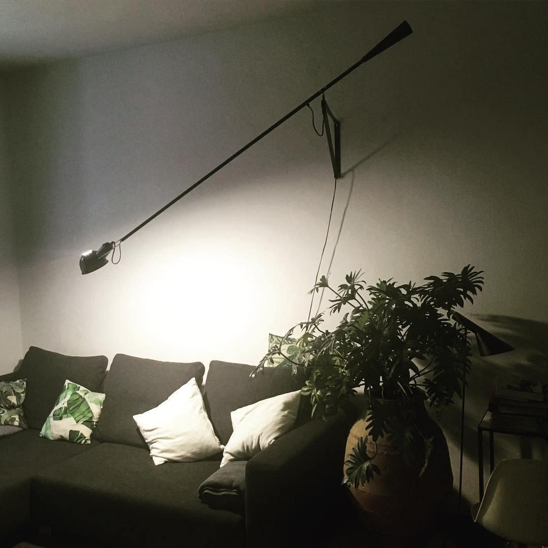 Cid lampada da parete moderna minimalista a braccio lungo