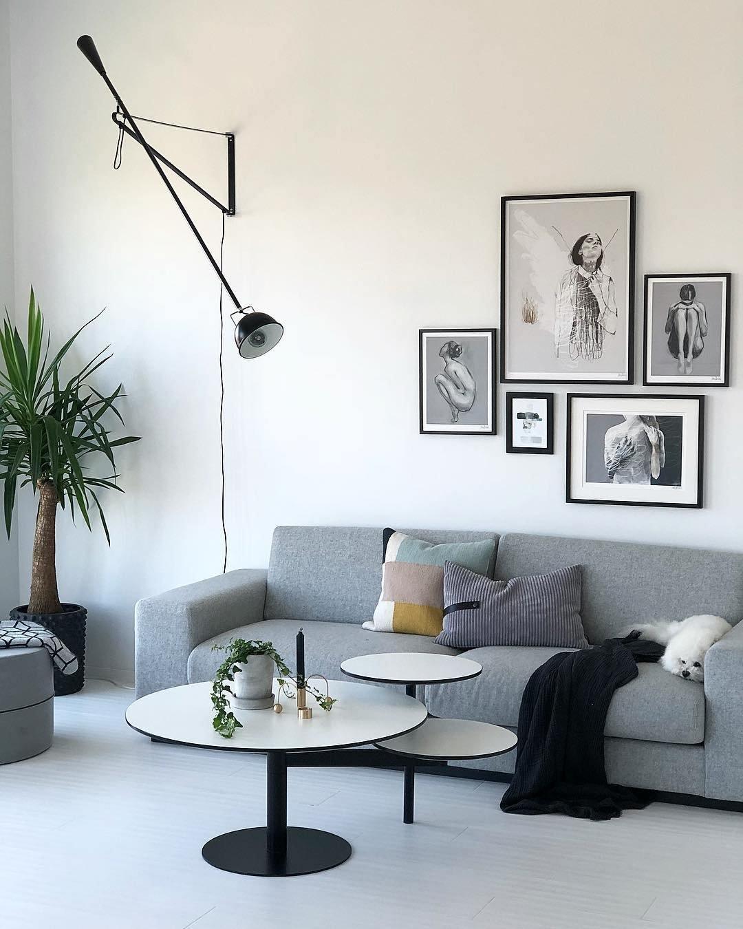 Cid lampada da parete moderna minimalista a braccio lungo