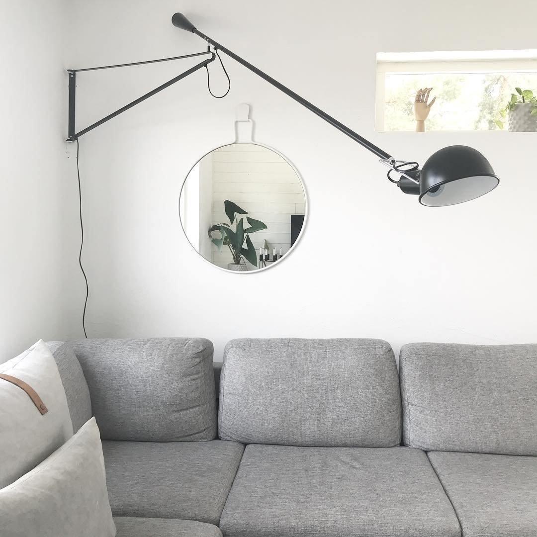 Cid lampada da parete moderna minimalista a braccio lungo