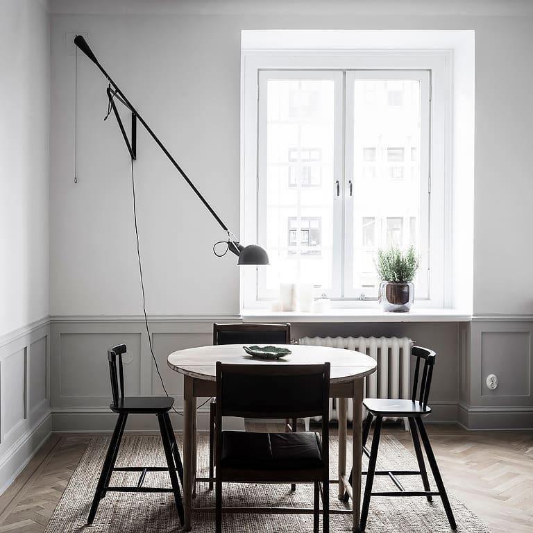 Cid lampada da parete moderna minimalista a braccio lungo