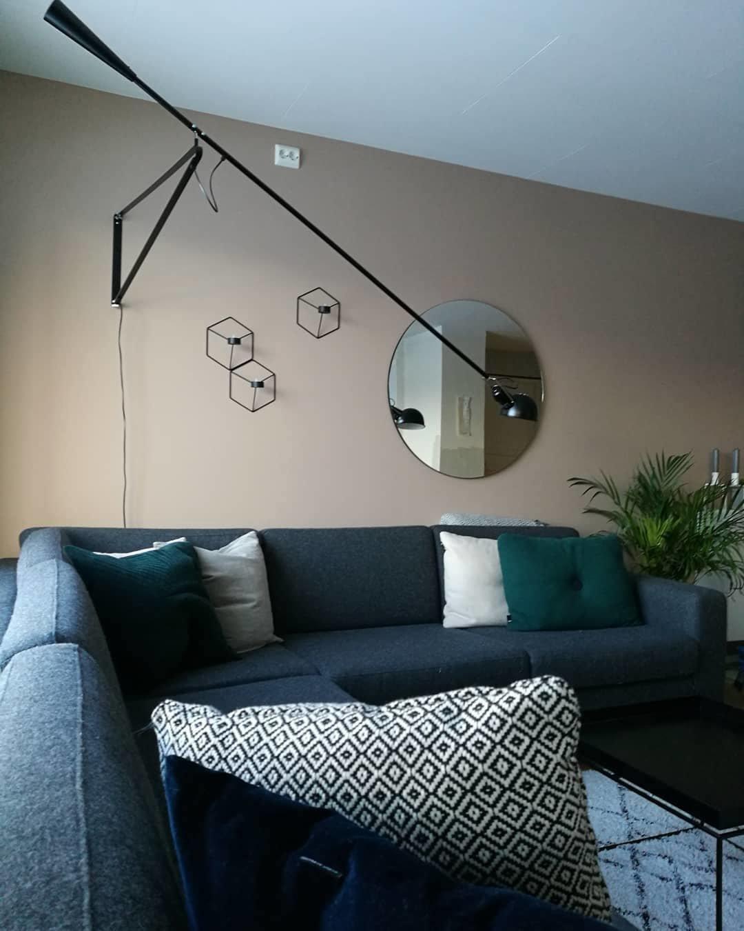 Cid lampada da parete moderna minimalista a braccio lungo
