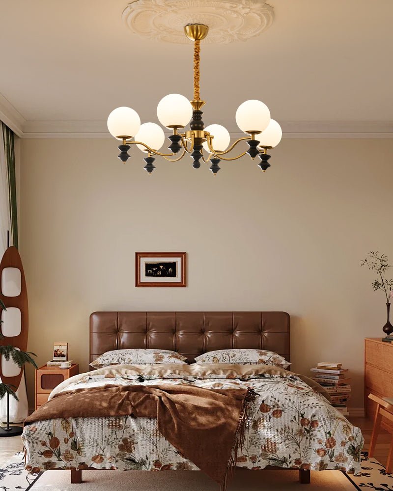 Ordore lampadario in legno Eleganza Tradizionale vintage
