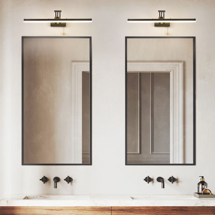 Arisha Moderni LED Applique Lineare Metallo Nero Soggiorno/Camera da Letto/Bagno