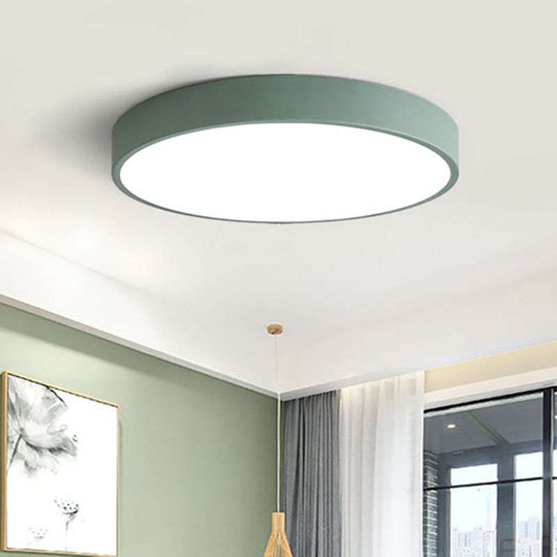 Valentina Moderno LED Plafoniere Rotondo Circolare Semplice Giallo/Blu/Verde/Rosa/Grigio Soggiorno/Camera da Letto - Relic Pieces