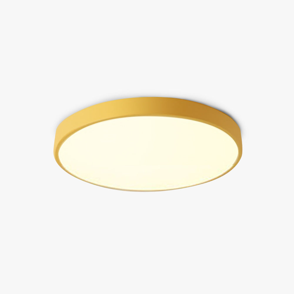 Valentina Moderno LED Plafoniere Rotondo Circolare Semplice Giallo/Blu/Verde/Rosa/Grigio Soggiorno/Camera da Letto - Relic Pieces