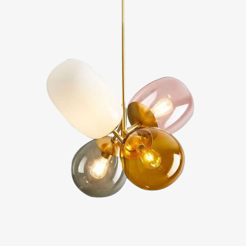 Valentina Design LED Vetro Colorate Palloncino Creative Lampade a Sospensione Metallo Vetro Soggiorno/Camera da Letto