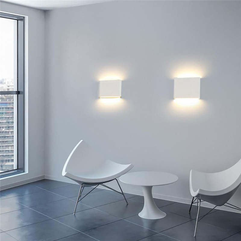 Ray Moderno Design LED Applique da Esterni Metallo Rettangolare - Relic Pieces