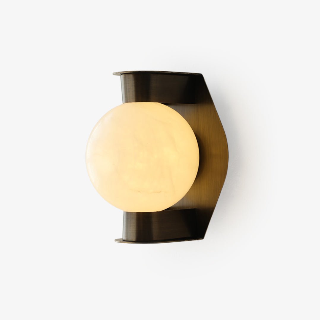 Caldrien applique alabastro Orb alabastro Appliche a globo