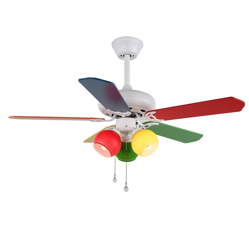 Carlo Ventilatore da soffitto con luce Playful