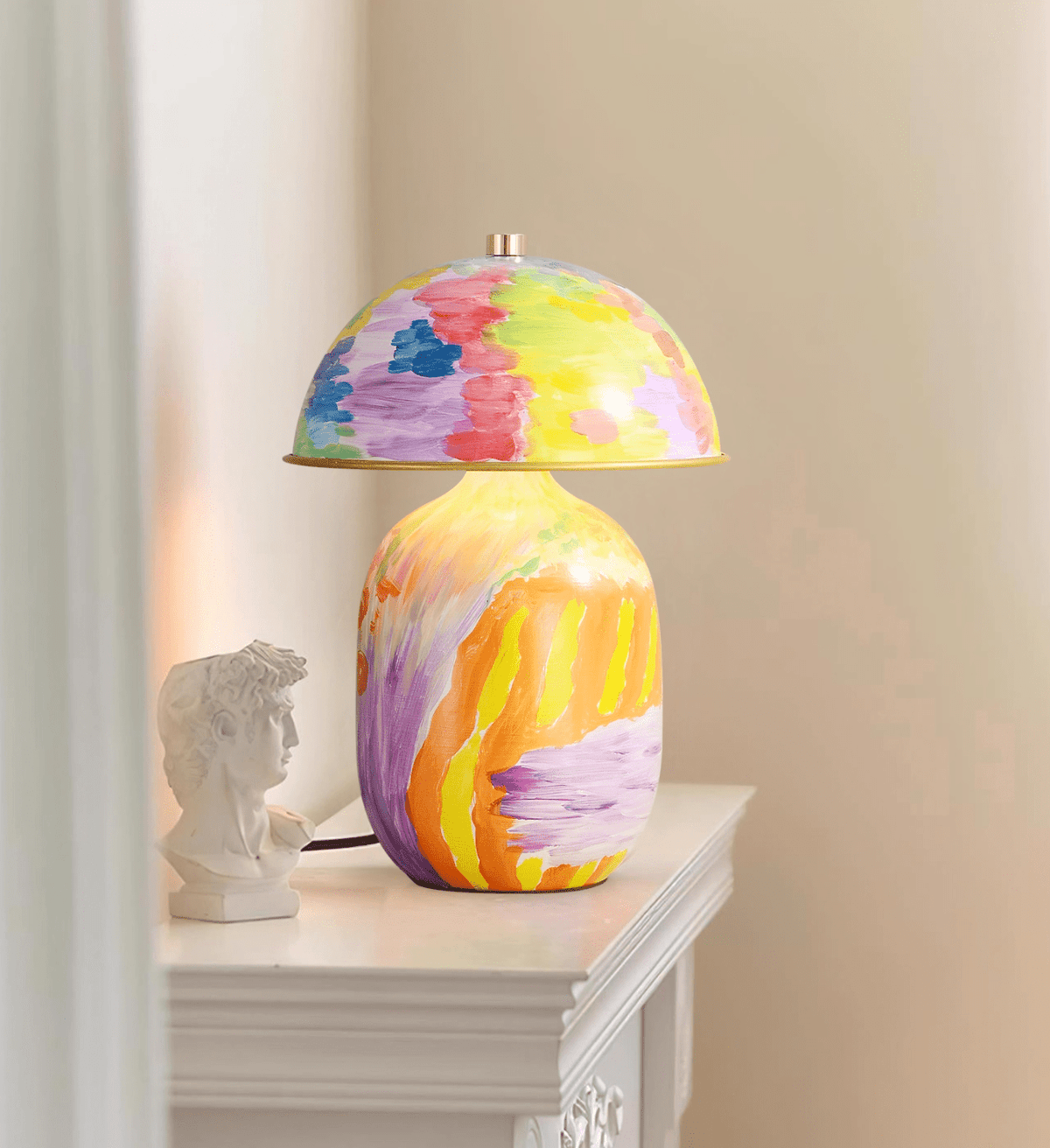 Abstract lampada da tavolo in Ceramica