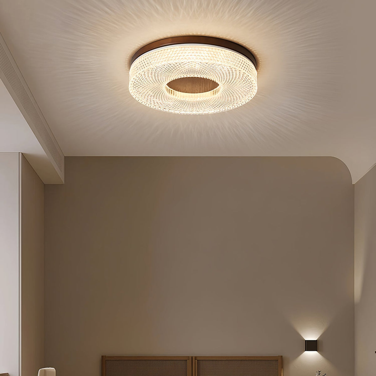 Nirinelle lampada da soffitto Anello in acrilico moderno minimalista