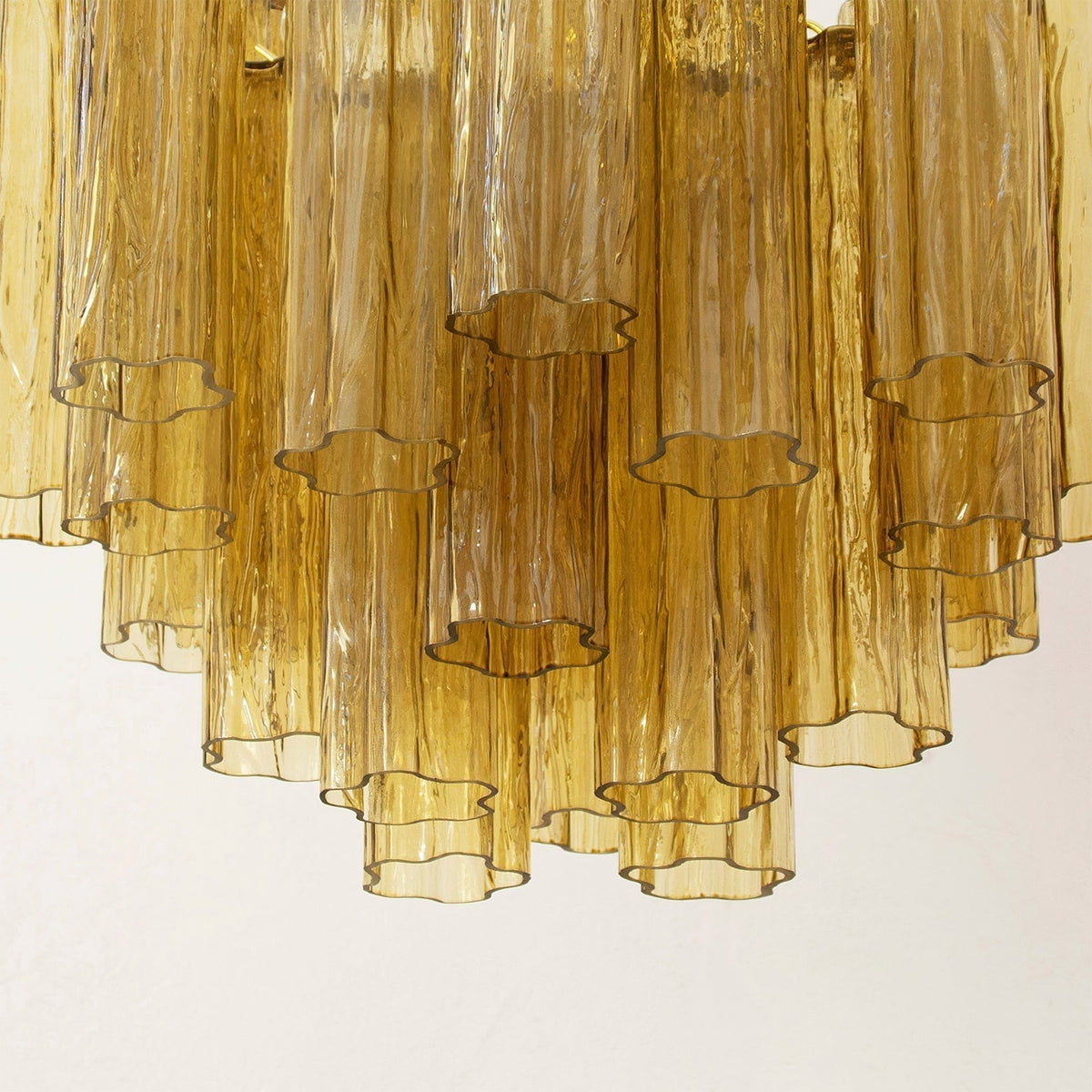 Lioraelle lampadario Tubo in vetro a Strati di lusso