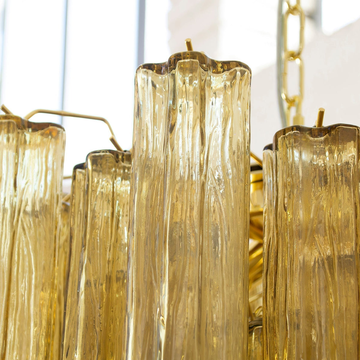 Lioraelle lampadario Tubo in vetro a Strati di lusso