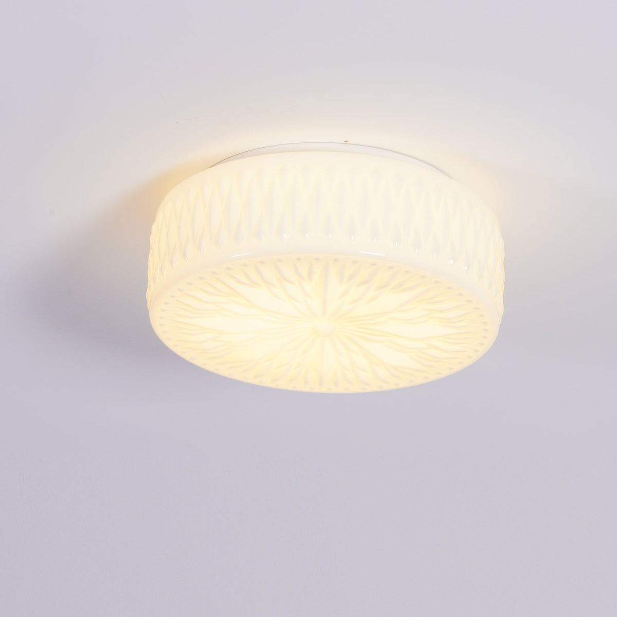 Lioriira lampada da soffitto Paralume in vetro e acrilico moderno Mooncake