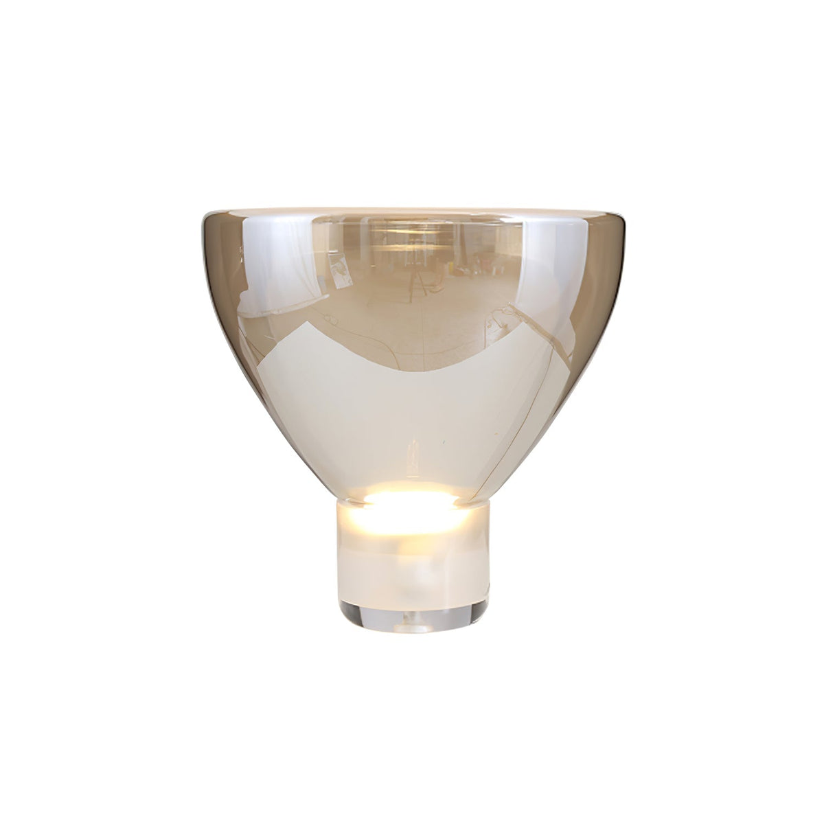 Cavm lampada da tavolo in vetro elegante