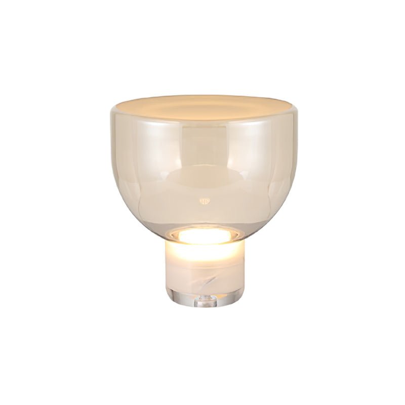 Cavm lampada da tavolo in vetro elegante