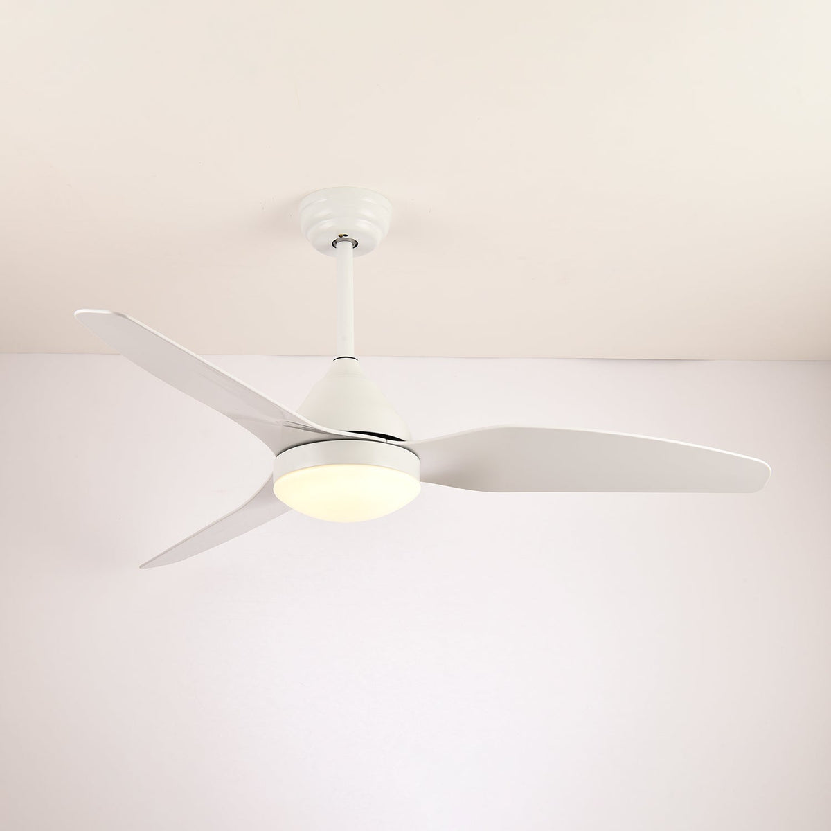Fia Ventilatore da soffitto con luce in legno moderno